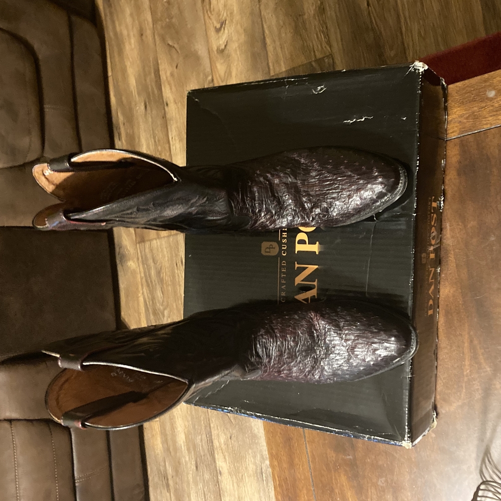 Black Cowboy Western Boots with Pointed Toe